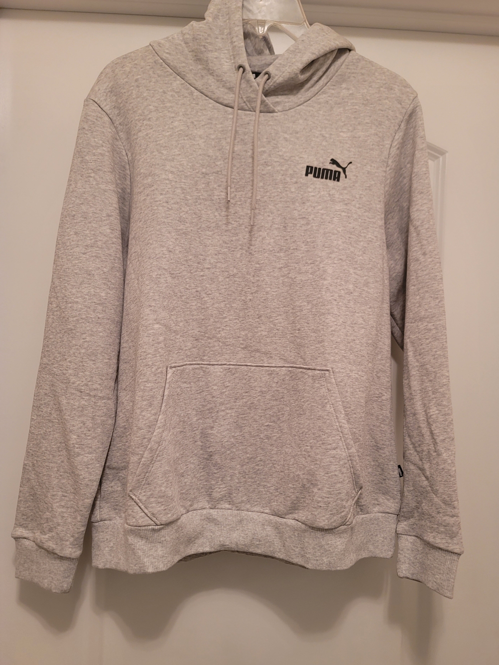 Puma Women’s Gray Drawstring Hooded Sweatshirt, Size: XLarge